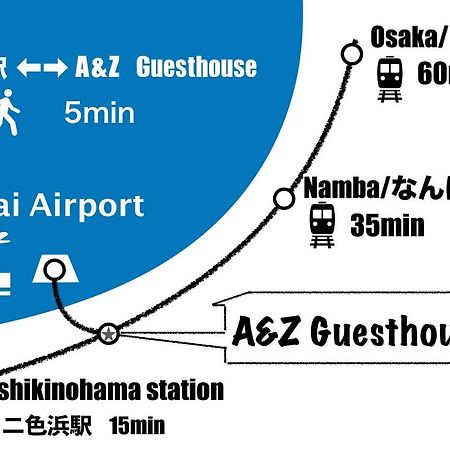 A&Z Guest House Kaizuka Exterior photo